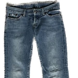 Lucky Brand Lil Maggie Button Fly Flare Jeans size 2/26